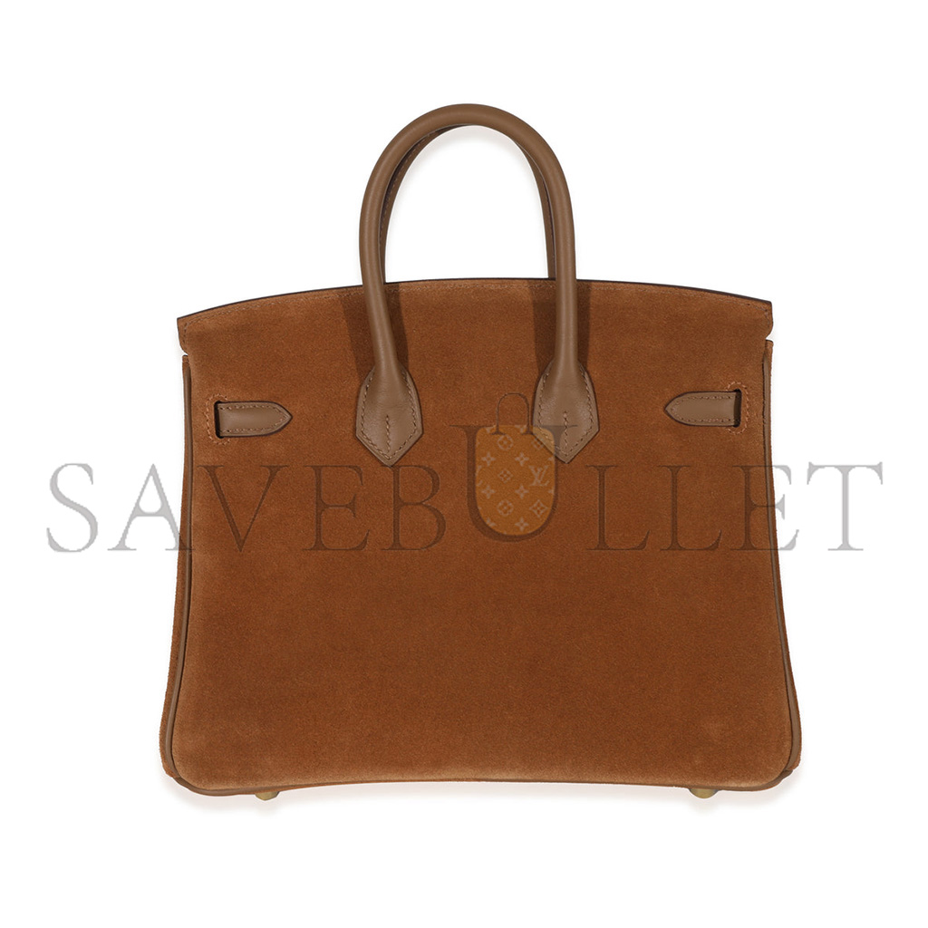 h**mes birkin 30 chamois G01den brown rose gold buckle h028369cc18 (30*23*15cm)